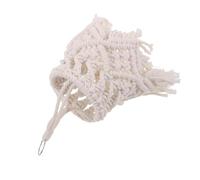 KOMBIUDA Abat-jour Suspendu Boho Corde de Coton Tressé Abat-jour Artisanal pour Décoration Rustique de Chambre et Salon