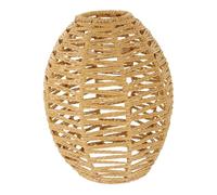 KOMBIUDA Abat Jour Suspendu Tressé Vintage Papier Abat Jour Intérieur Remplaçable pour Luminaire Salon Cuisine et Restaurant Éclairage Dambiance