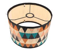 KOMBIUDA Abat-Jour Vintage En Bambou Tissé Style Idéal Pour Un Bureau Un Restaurant Ou Un Hôtel