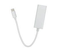 KOMBIUDA Adaptateur Ethernet USB Type-C en Alliage d'Aluminium Compatible Multi-Systèmes Liaison Fiable pour Voyage et Transfert Plus Rapide Que WiFi