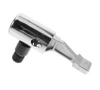 KOMBIUDA Adaptateur pour Pompe à Pneus de Voiture Embout Fileté Verrouillable Connecteur de Gonflage Rapide Noir à Levier Accessoire Portable Compatible Compresseur Air Raccord Solide