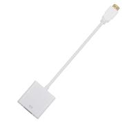 KOMBIUDA Adaptateur vidéo vers VGA sans audio Câble Convertisseur pour Ordinateur Portable PC avec Puce de Conversion Numérique Analogique