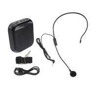 KOMBIUDA Amplificateur Vocal Portable Multifonction avec Microphone Réglable Enceinte Portable Rechargeable pour Enseignants Chanteurs et Guides Clair sans Distorsion Lecture Compatible