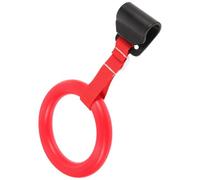 KOMBIUDA Anneau de Traction pour Lit Bébé Réglable Rouge, Outil d'apprentissage Debout pour Tout-Petit, Anneau de Sécurité pour Bébé, Suspendu pour Développer la Motricité et Renforcer