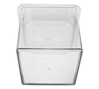 KOMBIUDA Aquarium pour Poissons Rouges Portable Transparent 1 Bol Complet en Plastique, Fontaine à Eau Ludique pour Chat, Bol D'abreuvoir Multi-Animaux Bureau et Maison, Facile à Nettoyer