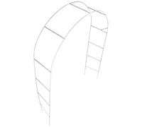 KOMBIUDA Arche de Mariage en Métal Blanc, Support D'arche à Ballons Robuste, Tonnelle Décorative pour Cérémonie, Jardin et Fête Prénatale, Treillis pour Plantes Grimpantes, Décoration