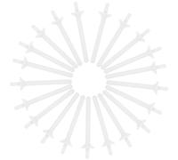 KOMBIUDA Baguettes de cire blanc PP, 50 unités, pour nettoyage des narines et épilation rapide, légères et portables, destinées aux hommes et femmes