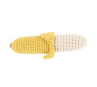 KOMBIUDA Banana Hand-rock Cloche à Main Pour Tout-petit Bébé Shaker Jouets Pour Bébés Doux Jouets Pour Les Nouveau-nés Équipement De Bébé Peluches Nouveau-né Fil De Coton Jaune