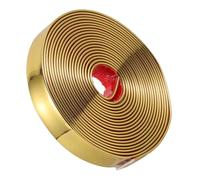 KOMBIUDA Bande Adhésive Décorative Murale Flexible en PVC Moulure Murale Auto-Adhésive Dorée 20 MM X 5 M pour Bordures Cadres et Décoration Intérieure