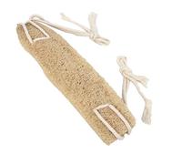 KOMBIUDA Bande Exfoliante Dos en Luffa Naturel Beige Sangle de Lavage Longue pour Gommage Corporel Éponge Dorsale Respirante et Séchage Rapide Accessoire de Bain pour Toilette Exfoliant
