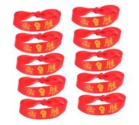 KOMBIUDA Bandeau De Victoire Décoratif 10pcs Serrage-tête en Ruban Confortable Et Respirant Accessoire De Sport Femmes Événements Et en Plein