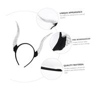 KOMBIUDA Bandeau Halloween Corne de Mouton Plastique pour Fête Cosplay Costume Chic Unique