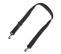 KOMBIUDA Bandoulière de Rechange Réglable Noire en Polyester Boucle Plastique Solide pour Paquet à Bandoulière, Accessoire Voyage Pratique pour Paquet Épaule Ajustable