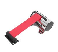 KOMBIUDA Barrière Murale Rétractable Inox pour Contrôle de Foule et Sécurité Intérieure Extérieure Bande Ajustable Haute Visibilité pour Gestion Trafic et Zones Chantier