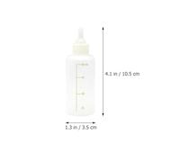 KOMBIUDA Biberon pour Chaton Né Réutilisable Souple Kit Allaitement pour Petits Animaux avec Tétines Adaptées de Chat