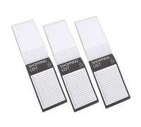KOMBIUDA Bloc Note Aimanté Frigo Papier Lisse et Dos Magnétique Complet, Carnet Moderne pour Liste de Courses Magnétique Porte de Réfrigérateur