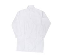 KOMBIUDA Blouse Blanche Garçon Fille Coton Confortable Blouse Laboratoire Fine pour Déguisement Médecin Garçon Fille Tenue Scientifique pour Cosplay et Photo