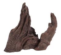 KOMBIUDA Bois Flotté Artificiel pour Aquarium - Tronc en Résine Non Toxique, Grotte Creuse Décorative et Refuge pour Crevettes et Poissons, Décor Naturel pour Terrariums à Reptiles,
