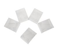 KOMBIUDA Boîte à Montres Transparente en Plastique 5 Pièces, Étui Porte-Montre Individuel Couvercle Protecteur, Support Compact 74x50x88mm pour Organiser Montres et Bracelets,