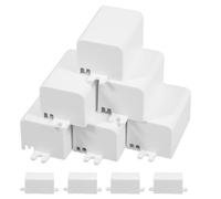 KOMBIUDA Boîte de Jonction Électrique Blanche en PC Légère et Polyvalente, 10 Pièces pour Applications Électroniques et Bricolage, Protection Étanche des Câbles