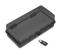 KOMBIUDA Boîte de Protection Étanche pour Prises Extérieures Boîtier Robuste Anti-éclaboussures pour Multiprises Protection Humidité Poussière pour Usage Extérieur et Voyage