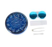 KOMBIUDA Boîte De Rangement Portable Pourntilles De Contact avec Accessoires Étui Plastique Étanche Et Pratique pour pour Voyages