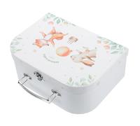 KOMBIUDA boîte de rangement portative coffret valise en carton boîtes de rangement en carton décor vintage valise décorative petite multifonction Jouet fête