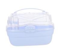 KOMBIUDA Boîte de Transport pour Hamster Portable et Respirante Cage de Voyage pour Petits Animaux Maison Ludique et Adaptée Aux Hamsters Chinchillas et Autres Petits Rongeurs