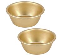 KOMBIUDA Bols à Vin Coréens 12 CM en Aluminium Solide, Lot de 2, Cuisine Extérieure et Activités de Plein Air