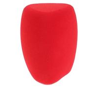 KOMBIUDA Bonnette Interférences Environnementales Anti-vent pour Microphone en Mousse Rouge Isolation Sonore pour Travail en Studio et Journalisme Mobile