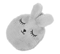 KOMBIUDA Bouillotte Peluche Lapin 300Ml - Mini Bouillotte Chauffe-Mains Hiver Housse Amovible Poche D’Injection D’Eau Soulagement des Mains Froides Décorative pour Maison et Bureau