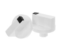 KOMBIUDA Bouton De Commande Chauffe-eau à Gaz Plastique Blanc Réglage Température Eau Multifonction Lot De 2 Pièces Usage Domestique Solide