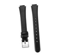 KOMBIUDA Bracelet de Montre Compatible avec Fitbit Inspire Hr Unisexe Cuir Imprimé Boucle en Acier Inoxydable Sport Réunions Confortable Solide Noir