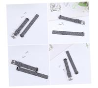 KOMBIUDA Bracelet De Montre Toile Replacement Pour Montre Couleur Grise Compatible Avec Fitbit Hr
