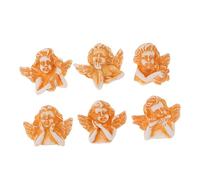 KOMBIUDA Breloque En Résine Angel 60pcs Accessoires De Bricolage Décoration De Coque De Téléphone Matériau En Résine Solide Ornement Artisanal Mix De Couleurs Dorées Et Créatif