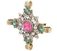 KOMBIUDA Broche Baroque Vintage en Alliage Strass, Petite Broche Décorative Féminine, Épingle pour Vêtements, Accessoire Élégant pour Mariage, Fête et Usage Quotidien
