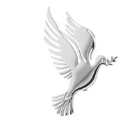 KOMBIUDA Broche Colombe pour Deuil Commémorative Oiseau Bijoux Femme Épingle Vestes Fêtes