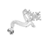 KOMBIUDA Broche Croix Vintage Alliage avec Étincelants Broche Punk Métal pour de Pull Accessoire Femme pour Manteau et Cardigan