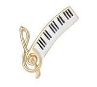 KOMBIUDA Broche Piano Créative pour Femmes Accessoire Élégant et Artistique Cadeau pour Pianiste Pin Décoratif pour Veste et Tenue Chic