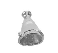 KOMBIUDA Broche Vase à Fleurs Argentée DIY Pince Porte-fleurs Décorative pour Bouquet, Épingle à Fleur de Luxe Mini Bouquet, Accessoire Polyvalent pour Mariage, Robe et Manteau, Présent