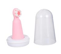 KOMBIUDA Brosse à Dents Garçon Fille Mois Silicone Douce à Trois Faces Manchon Doigt pour Nettoyage Précis des Gencives Langue Hygiène Bucco-dentaire Infantile