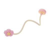 KOMBIUDA Butée de Porte de Lave-linge à Chargement Frontal Flexible de Fleur, Support Amovible Anti-odeurs pour Buanderie, Cale-porte Rose Décoratif, Ventilation Améliorée et Maintien