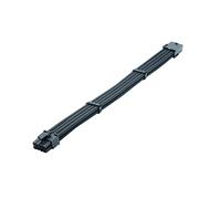 KOMBIUDA Câble Extension Alimentation CPU ATX Nylon Tressé avec Organisateurs De Câbles Noirs Compatible avec Cartes Mère Et Gpu