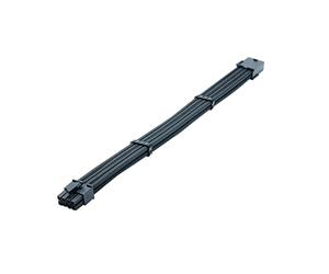 KOMBIUDA Câble Extension Alimentation CPU ATX Nylon Tressé avec Organisateurs De Câbles Noirs Compatible avec Cartes Mère Et Gpu