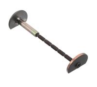 KOMBIUDA Cache-Jonction de Sécurité en Acier Inoxydable 30 MM, Plaque de Recouvrement de Trou de Serrure Ronde, Bouchon Réglable pour Porte Bois et Métal, Protection Antivol et Rénovation