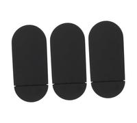 KOMBIUDA Cache-webcams Pratiques et Pare-Soleil pour Objectifs de Webcam, Lot de 3 Pièces, Noir, pour Ordinateurs Portables, Smartphones et Tablettes, Protection Confidentialité Compacte