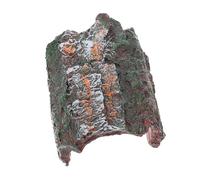 KOMBIUDA Cachette Tortue Terre Naturelle Résine Caverne Reptiles et Plateforme Escalade Légère pour Terrarium Décoration Paysagère et Réaliste