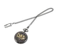 KOMBIUDA Cadeau De Montre De Poche Rétro Montre Mécanique Analogique Mécanique pour Hommes pour Hommes avec Engrenages Visibles Black