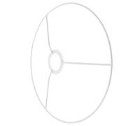KOMBIUDA Cadre Rond pour Abat-jour Øcm Support Vintage pour Lampadaire Lampe de Chevet et Suspension Compatible Abat-jour Salon Anneau Fixation Facile et Pratique