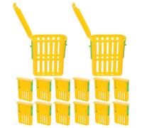 KOMBIUDA Cages à Reines en Plastique pour Apiculture, Lot de 50 Pièces, Cage D’élevage Ventilée et Légère pour Transport et Marquage des Abeilles, Outil D’Apiculteur Professionnel